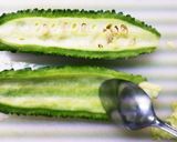 ゴーヤのワタの油焼き♪作り方1写真