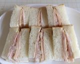 ハムサンドイッチ〜(o˘◡˘o)♡作り方23写真