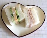ハムサンドイッチ〜(o˘◡˘o)♡作り方24写真
