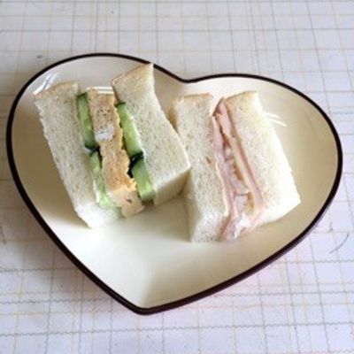 はむさんどページ ハムサンドイッチ〜(O˘◡˘O)♡ by もぐもぐ人 【クックパッド