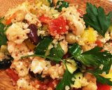 キヌアと彩り野菜とお豆のカラフルサラダ♡作り方5写真