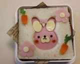 ハムとチーズの玉子サンドのうさぎちゃん♡作り方6写真