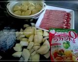 ラカントＳを使った簡単肉じゃが作り方1写真