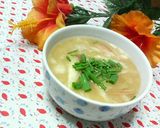 長芋とろろの♡茗荷入り♡お味噌汁作り方3写真