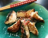 さごしと紅生姜のパリモチ焼き作り方8写真
