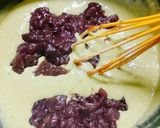 ホットケーキミックスであずき抹茶ケーキ作り方3写真