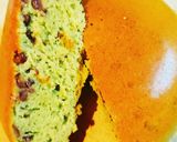 ホットケーキミックスであずき抹茶ケーキ作り方4写真