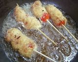 ミニトマトの串揚げ♪作り方4写真