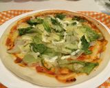 アラジントースター　野菜たっぷりピザ作り方8写真