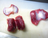 砂肝マヨ醤油炒め☆黒コショウ作り方1写真