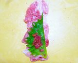 油フライパン1cm!大葉梅肉巻きとんかつ作り方5写真