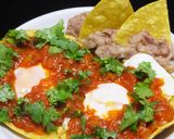 メキシコ風朝食プレート：目玉焼きとソース作り方15写真
