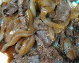 ラカントＳで甘辛すき焼き風丼作り方3写真