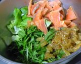 刺身サーモン☆中華サラダ作り方1写真