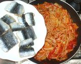 魚・イワシ+トマト缶+キャベツのパスタ作り方13写真