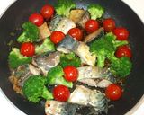 魚・サバとブロッコリーの中華風豆板醤炒め作り方12写真