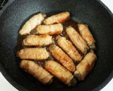 節約☆こんにゃくの豚肉巻き☆甘辛照焼き作り方7写真