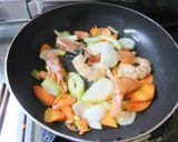 赤エビのスープカプチーノ仕立て作り方3写真