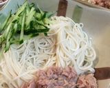 素麺で冷やし中華風！温玉のせ！作り方3写真