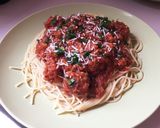 ミートボール入り！ミートソーススパゲティ作り方8写真