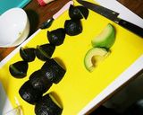 アボカドゴロゴロ野菜山盛りマフィンサンド作り方1写真