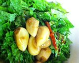 夏醤油！しそ・にんにく・オリーブ醤油作り方1写真