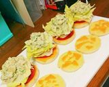 アボカドゴロゴロ野菜山盛りマフィンサンド作り方7写真