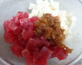 梅干しで和風味✿まぐろと長芋のカナッペ✿作り方4写真