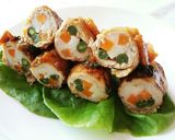 豚肉野菜ロールの南高梅照り焼き作り方6写真