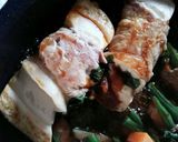 豚肉豆腐巻きの南高梅照り焼き作り方4写真