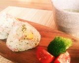 イタリアンな♡チーズバジルオイルおにぎり作り方7写真