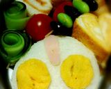 ウルトラマンまんまるサンドウィッチ弁当☆作り方2写真