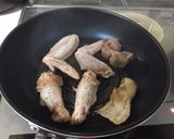 地鶏手羽先＆砂ずりのハーブソルト焼き作り方2写真