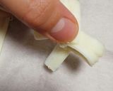 明治 さいておいしいモッツァレラ リボン作り方4写真