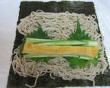 シマダヤ「流水麺」で簡単!巻きそば寿司作り方4写真