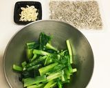 簡単!小松菜とジャコのパスタ♪作り方1写真