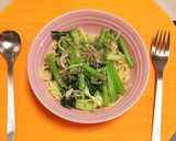 簡単!小松菜とジャコのパスタ♪作り方5写真