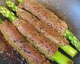 アスパラまるごとつくね♪作り方5写真