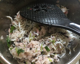 釜揚げしらすと梅しそ和風オムライス作り方1写真