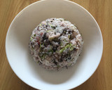 釜揚げしらすと梅しそ和風オムライス作り方3写真