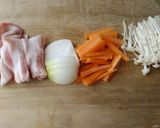 憧れのそば屋さんのカレー丼作り方1写真