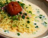 南高梅の冷やしミルク坦々麺作り方3写真