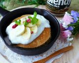 朝食に♥牛乳たっぷりカフェオレパンケーキ作り方5写真
