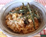 あさり缶で簡単炊き込みご飯作り方8写真