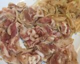 お弁当に♪豚バラで簡単生姜焼き作り方3写真