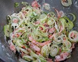 桜海老のネギ焼き（お好み焼き風）作り方2写真