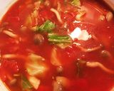 トマト缶でマカロニ入りミネストローネ作り方5写真