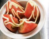 これだけ？トマト焼き♫作り方1写真