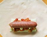 ♡おつまみにも！キムチ～ズウィンナー春巻作り方4写真
