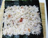 梅サーモンサラダ巻きずし作り方6写真